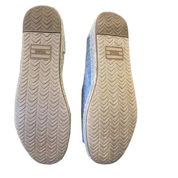 TOMS Open Toe Platform Alpargata 8.5 narrow - Picture 9 of 9